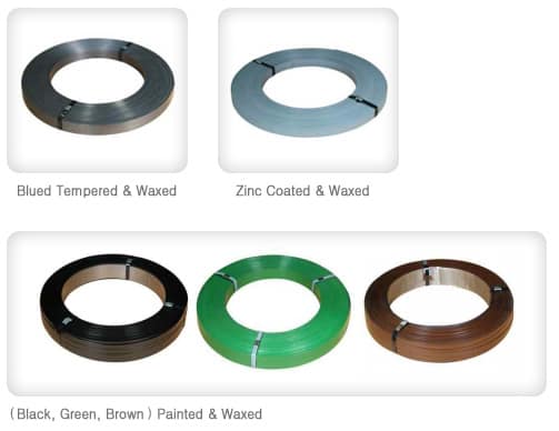 steel strapping color finishes